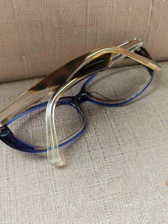 Vera Wang Women Eyeglasses Frame V420 Blue Tone Eyewear Glasses Frame only main image 7